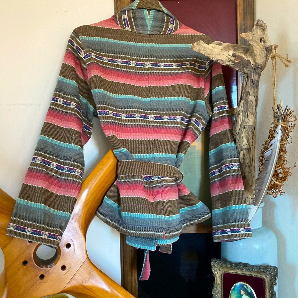 Western blanket jacket